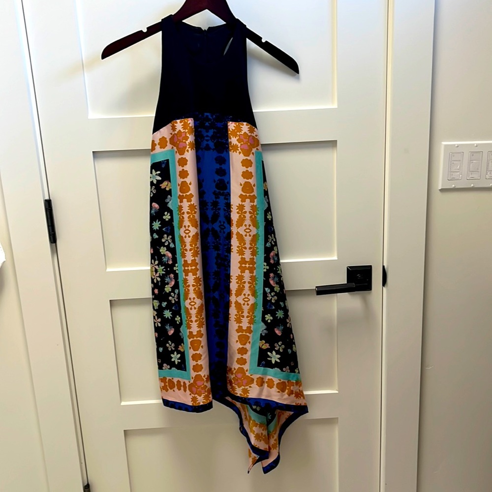 Rachel Roy asymmetric dress with beautiful color